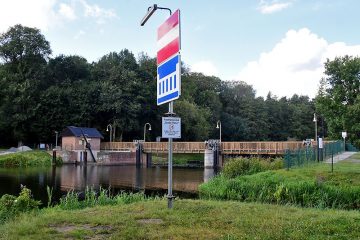 Bootsschleppe am Wehr Große Tränke Fürstenwalde freigegeben