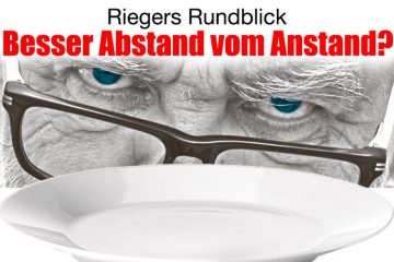 Besser Abstand vom Anstand?
