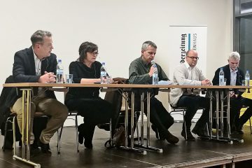 Bürgermeisterkandidaten für Erkner auf Herz und Nieren geprüft