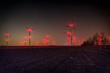 Windenergieanlagen beinträchtigen Lebenswohnumfeld