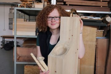 Holztechnik + Musik = Holzsaxophon
