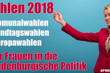 Aufruf für mehr Frauen in brandenburgischer Politik
