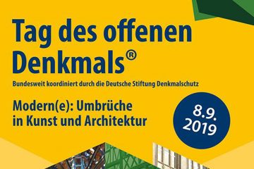 Denkmale anmelden zum Tag des offenen Denkmals 2019