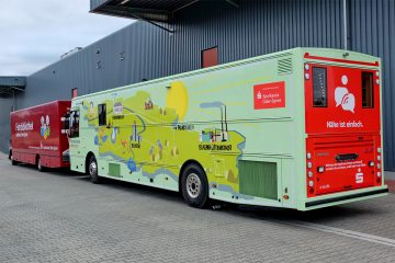 Landkreis bekommt mit neuer Fahrbibliothek mobiles Wahrzeichen
