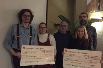 Scheckübergabe des Rotary Clubs Fürstenwalde