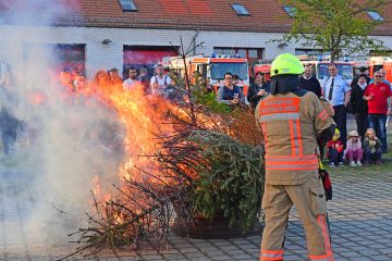 Einziges Osterfeuer der Stadt Fürstenwalde