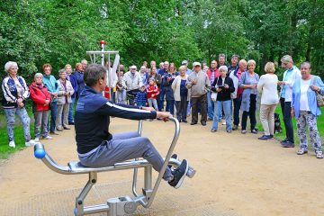 Feierliche Eröffnung des Fitnessparcours