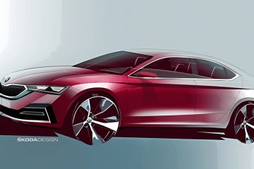 Škoda zeigt Designskizzen des neuen Octavia