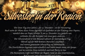 Silvester 2020 in der Region