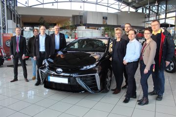 Toyota Mirai unterwegs im Alltag