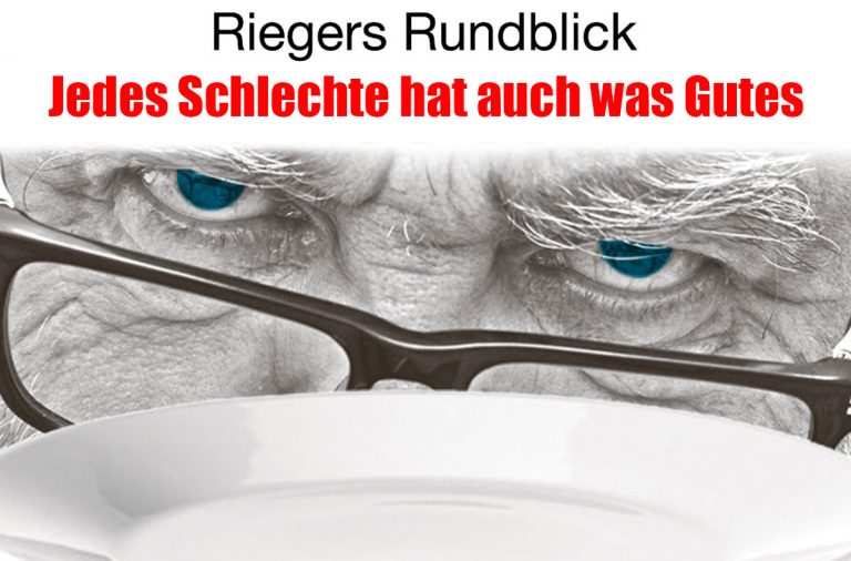 Jedes Schlechte hat auch was Gutes