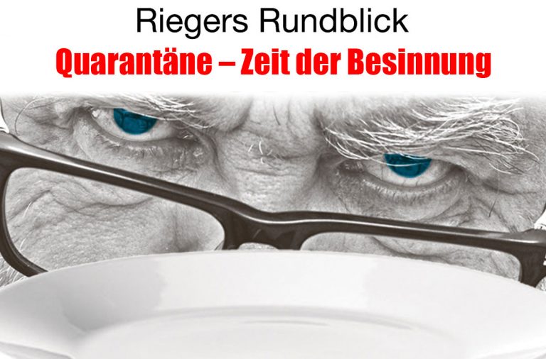Quarantäne – Zeit der Besinnung