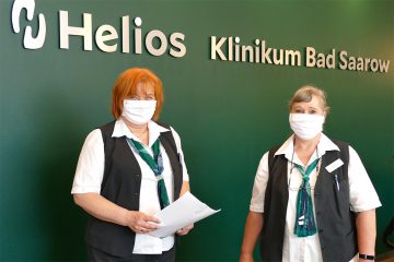 Maskenpflicht für alle im Helios Klinikum Bad Saarow