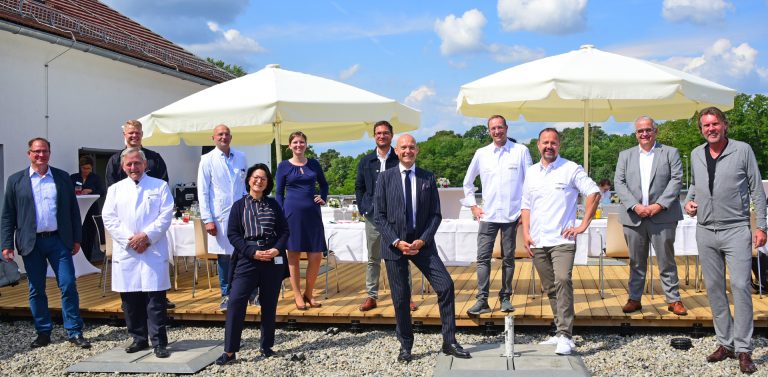 Lunch auf der Dachterrasse
