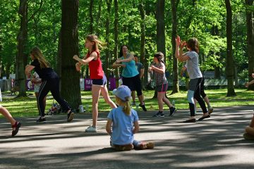 Tanz und Spaß im Park