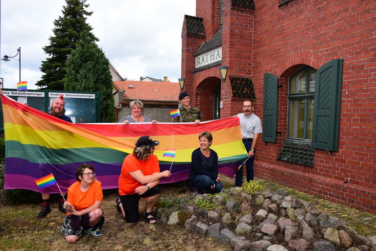 Tourenauftakt am Rathaus Storkow