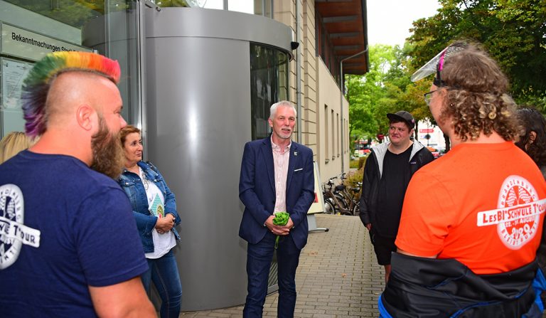 Tourenstopp in Erkner
