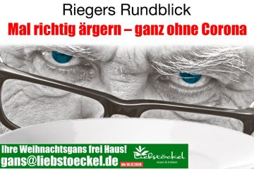 Mal richtig ärgern – ganz ohne Corona