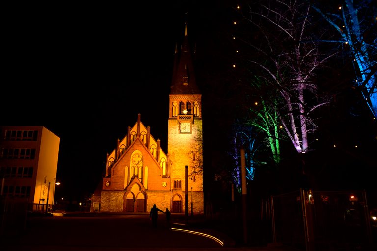 Illumination an der Genezareth Kirche