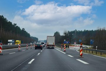 Bauarbeiten auf der A10 zwischen Rüdersdorf & Freienbrink