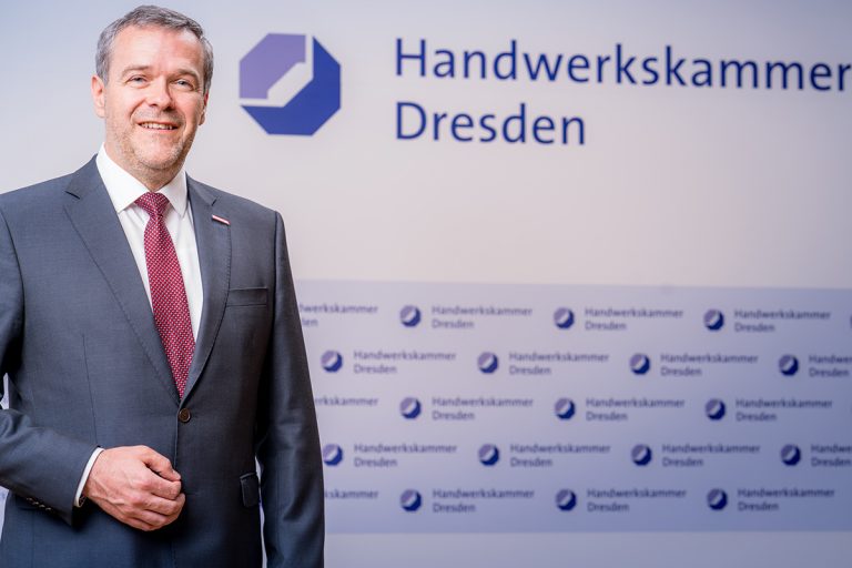 Jörg Dittrich bleibt Präsident der Handwerkskammer Dresden