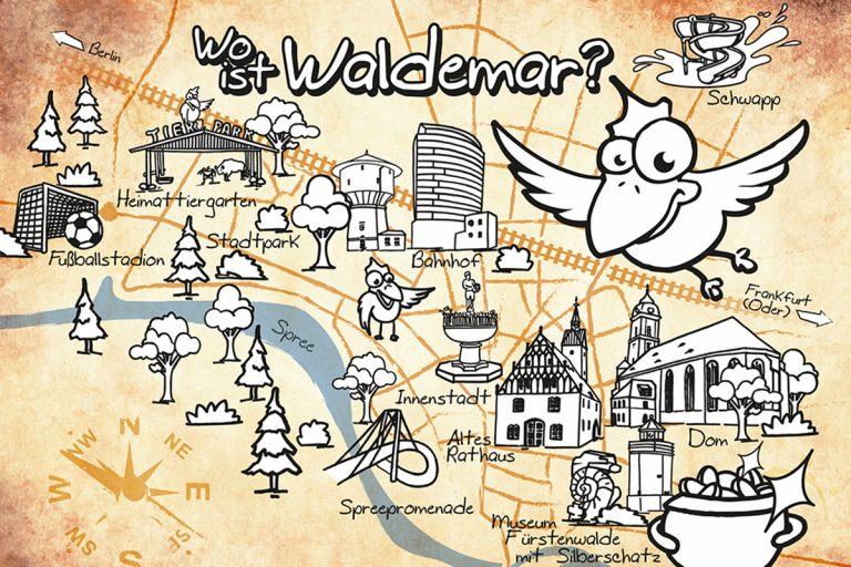 Wo ist der Stadtrabe Waldemar?