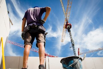 Volle Auftragsbücher am Bau