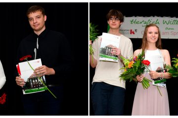 Abiturienten erhalten ihre Zeugnisse