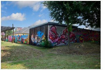 Spielplatz in Farbe