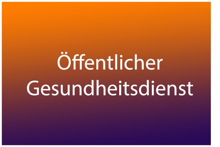 Öffentlicher Gesundheitsdienst in Brandenburg