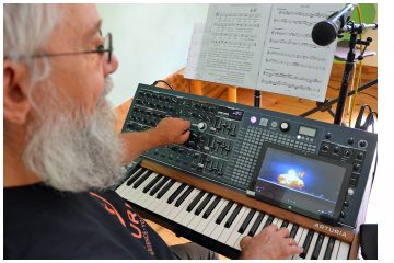 Aufwendiges multimediales Konzert
