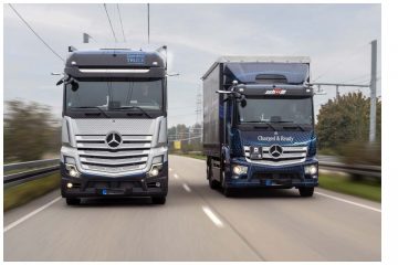 Wasserstoffbasierter Brennstoffzellen-Lkw
