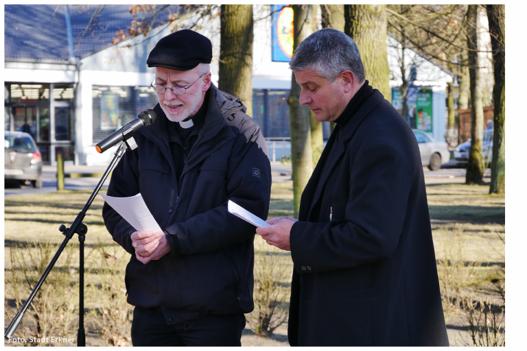 Gedenken an die Zerstörung Erkners