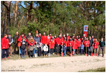 Sparkasse Oder-Spree forstet auf