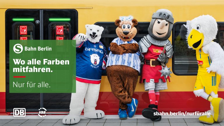 S-Bahn wirbt für Miteinander & Vielfalt