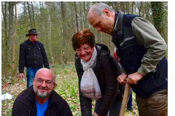 Pflanzaktion in Beerenbusch