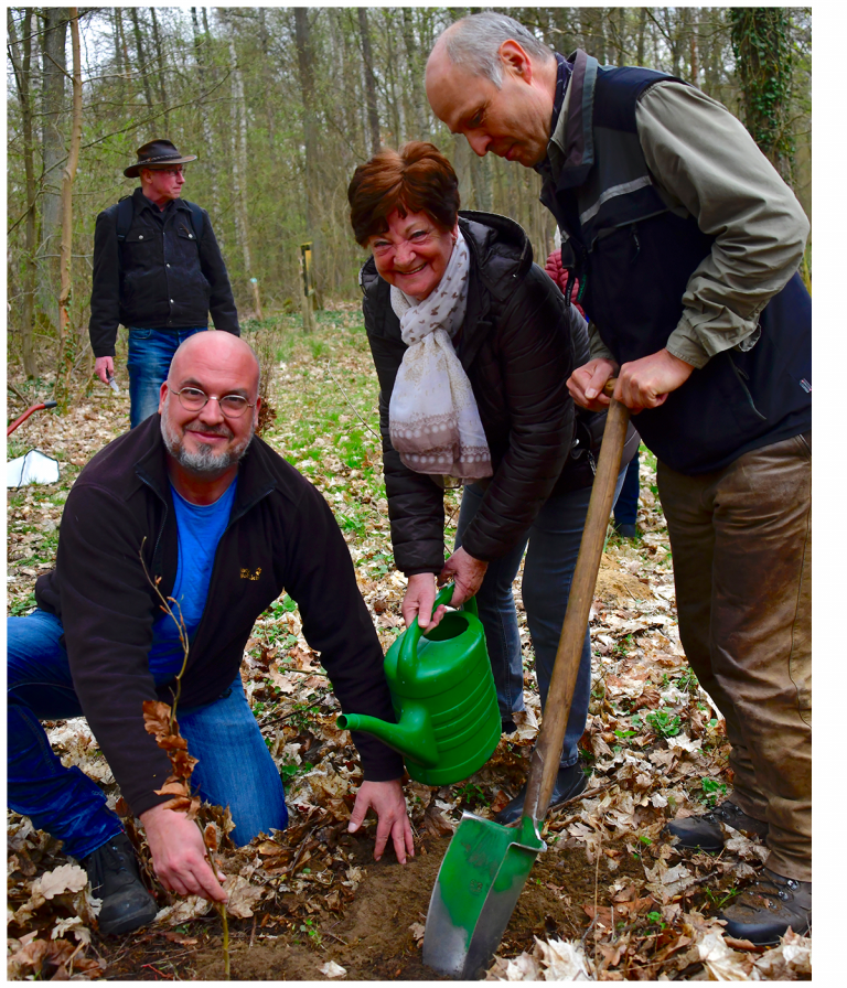 Pflanzaktion in Beerenbusch