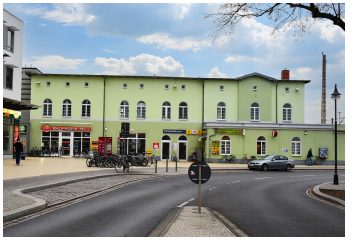 Der Theaterzug kommt nach Fürstenwalde