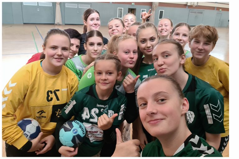 Grünheider Handball Mädchen gewinnen