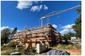 Richtfest beim kommunalen Wohnungsbau