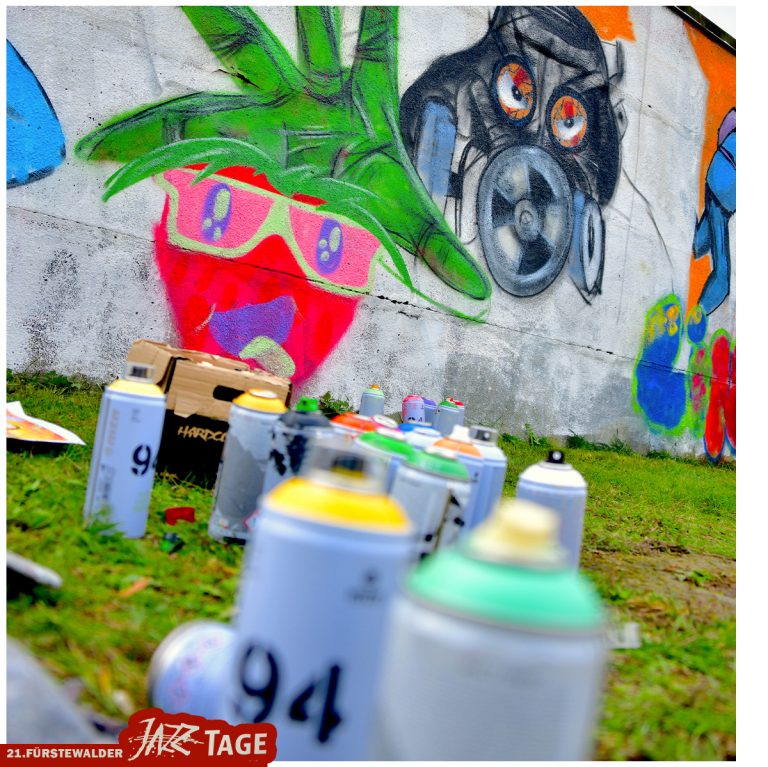 Graffiti an der Grünstraße