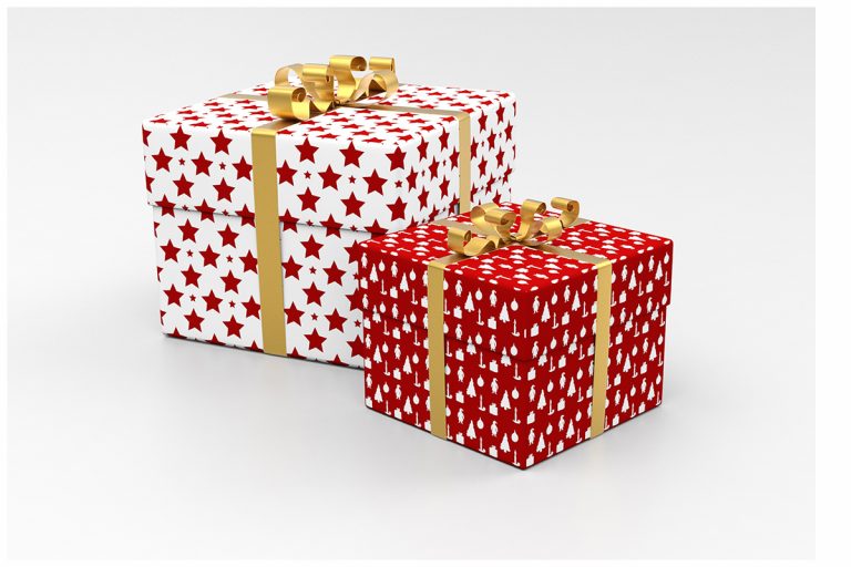 Geschenke-Einkauf-Zeit