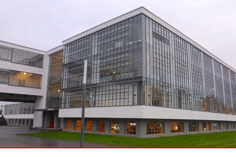Erinnerung an die Unterstützung für das Bauhausgebäude
