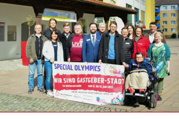 Olympisches Feuer in Fürstenwalde
