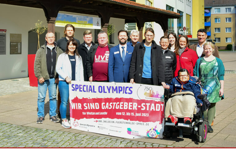 Olympisches Feuer in Fürstenwalde