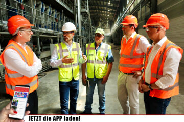 Besuch im Spanplattenwerk Beeskow