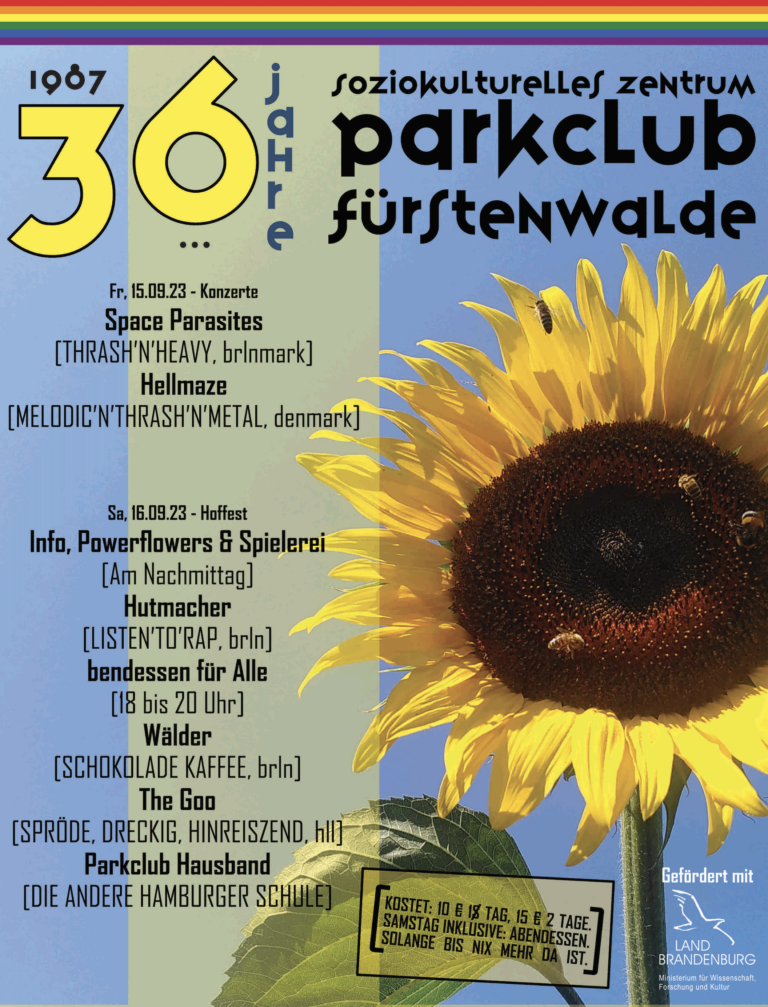 36 Jahre Parkclub