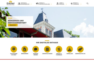 Neue Website der Stadt Erkner