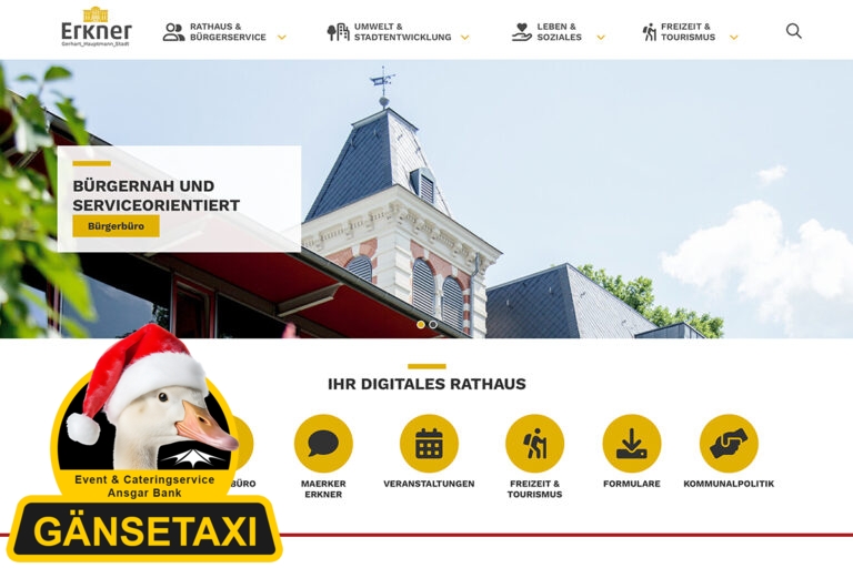 Neue Website der Stadt Erkner