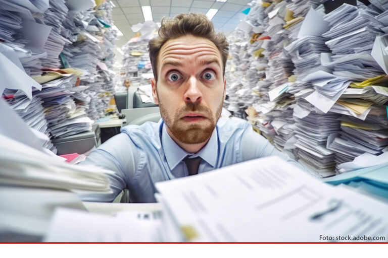 740 Millionen Blätter Papier verbraucht